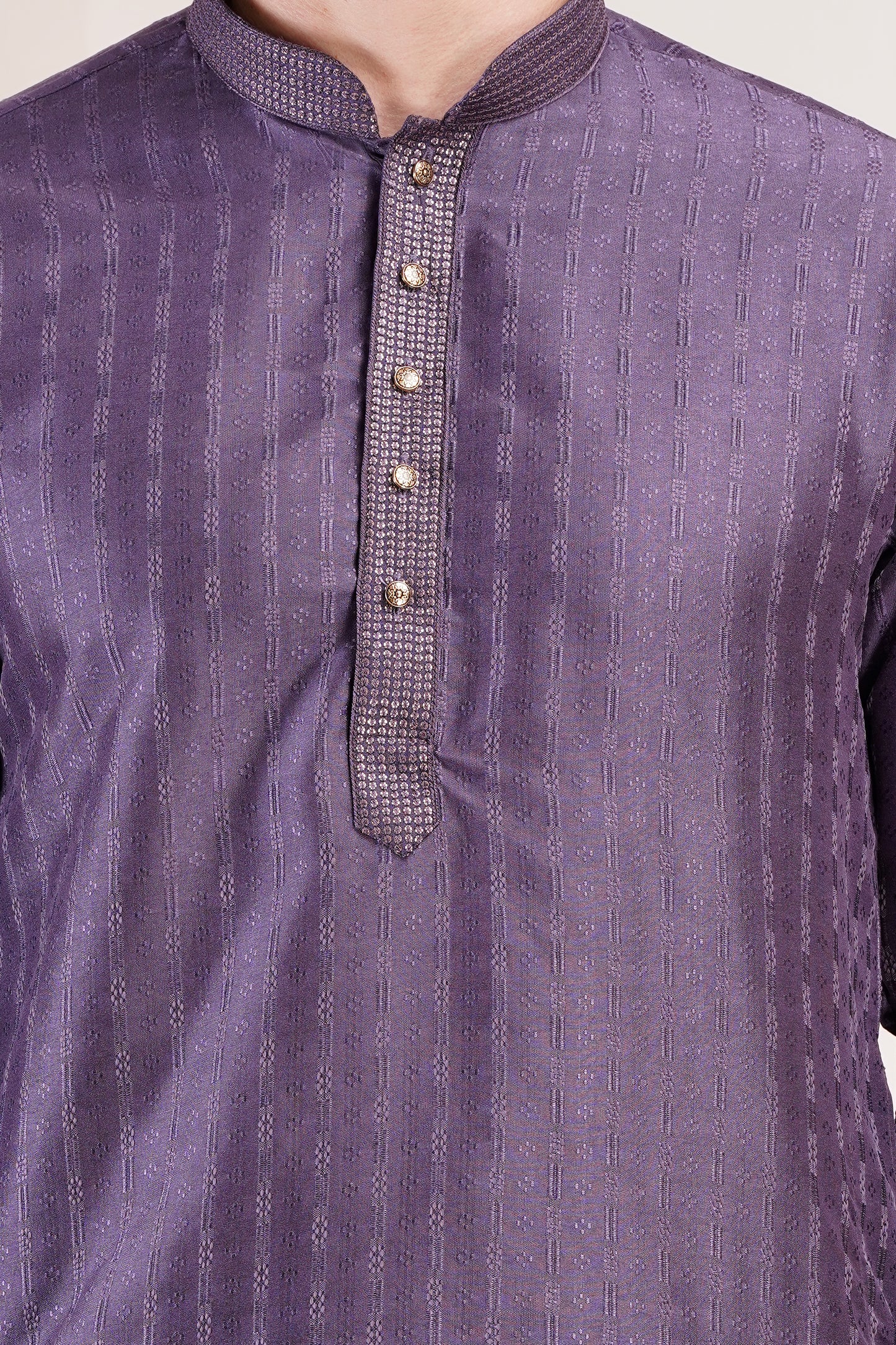 Premium Men Kurta with fine self-design - Elegant for all Occasions