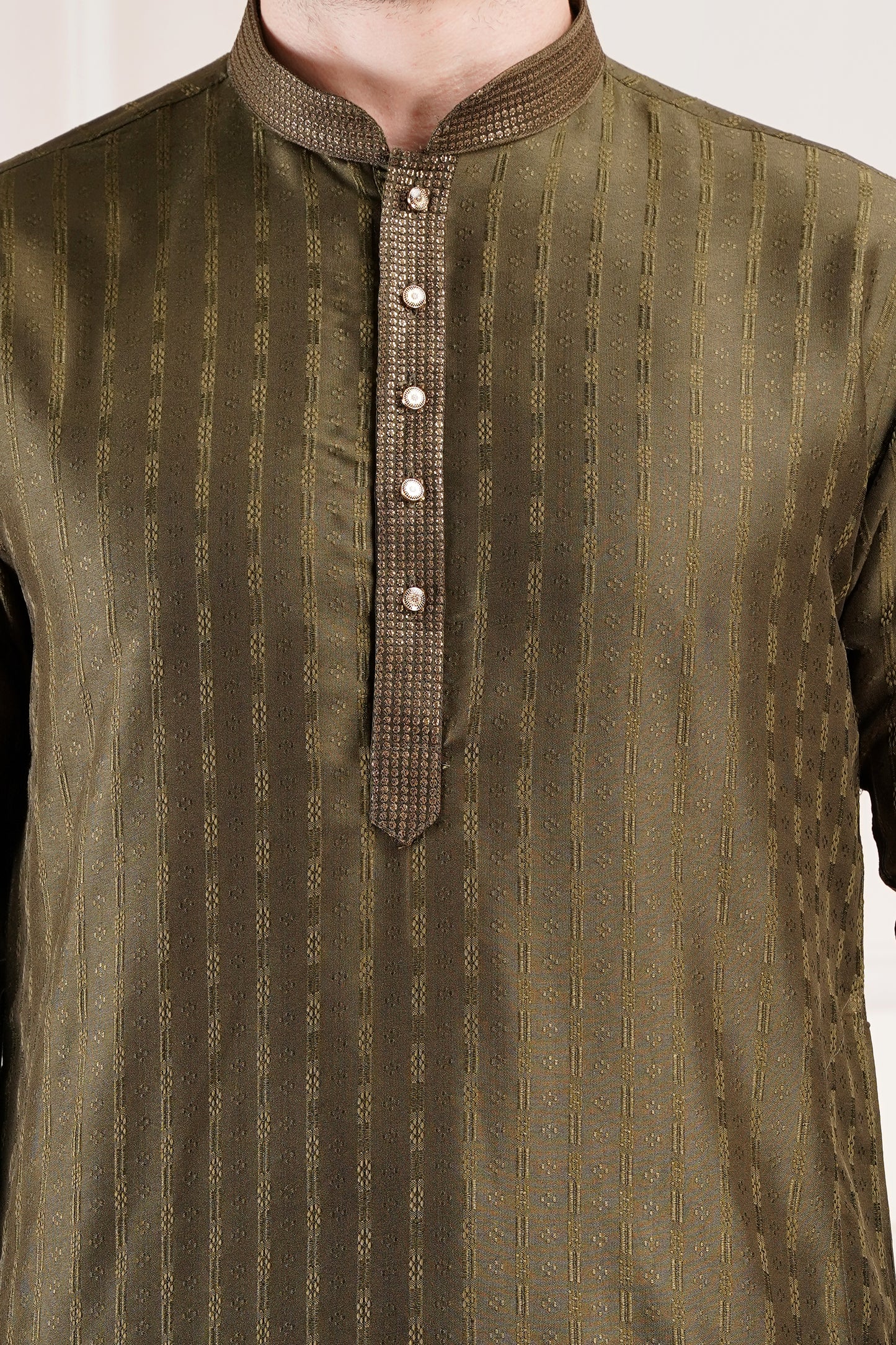 Premium Men Kurta with fine self-design - Elegant for all Occasions
